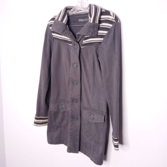 Prana gray jacket size small - Picture 2 of 8